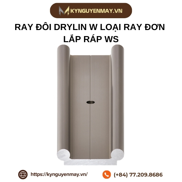 Ray đôi Drylin W loại ray đơn lắp ráp WS