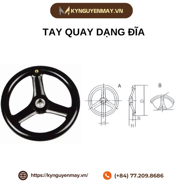 Tay quay dạng đĩa