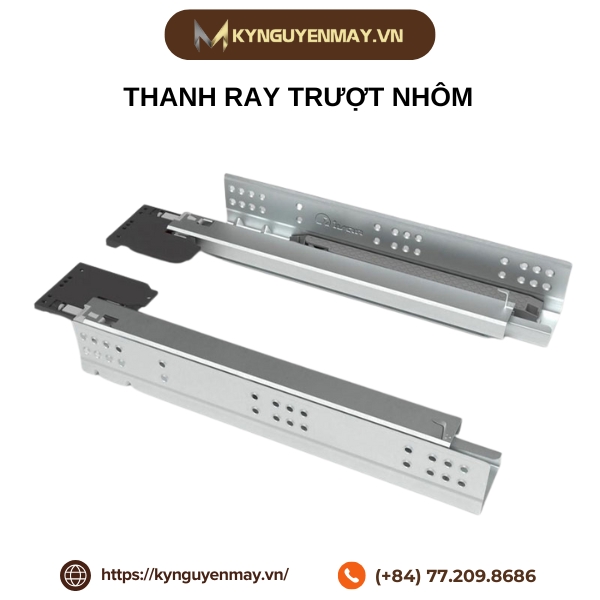 Thanh ray trượt nhôm
