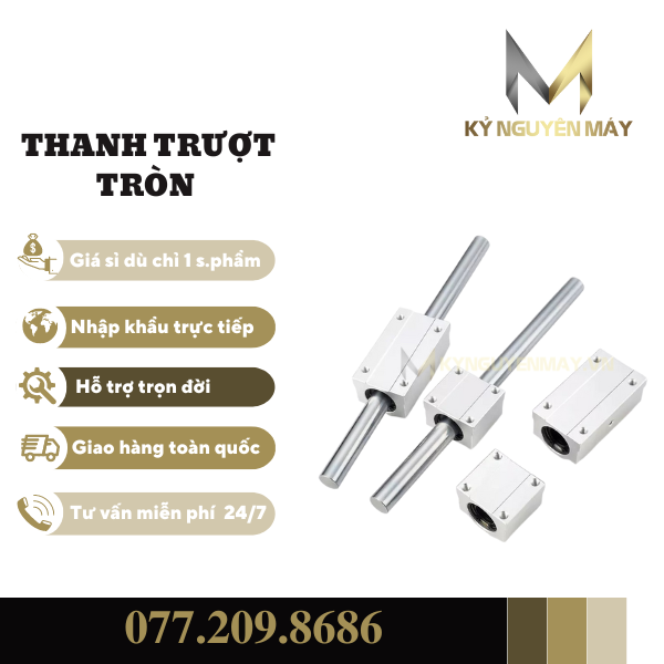 Thanh trượt tròn