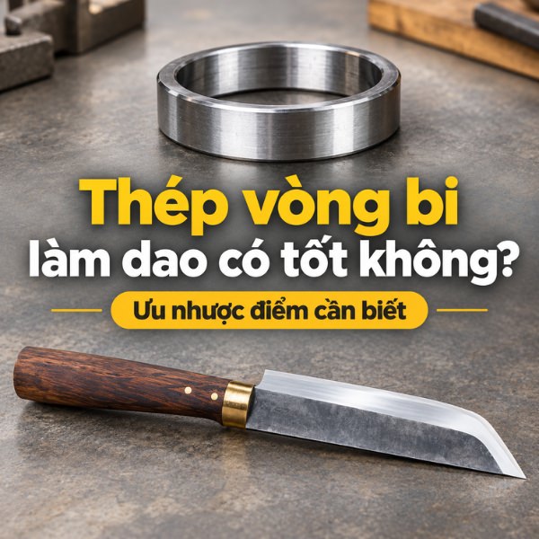 Thép vòng bi làm dao có tốt không? Ưu nhược điểm cần biết