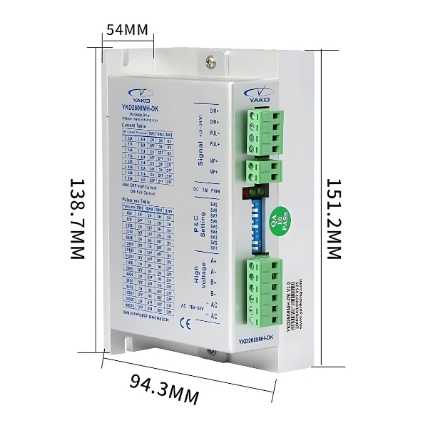 Thông số kỹ thuật driver YKD2608MH
