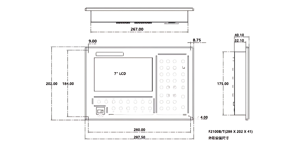 Thông số kỹ thuật bộ điều khiển máy cắt plasma CNC F2100B