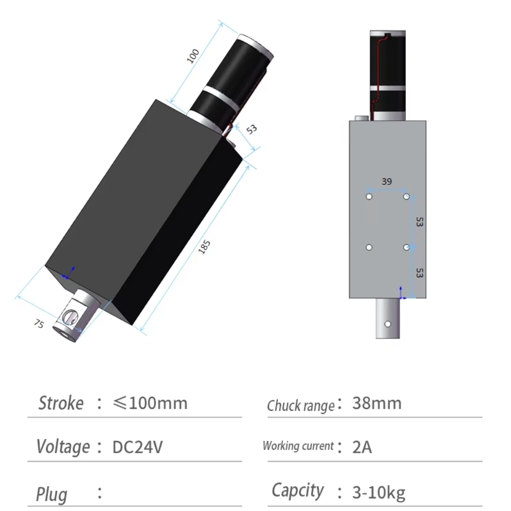 Thông số kỹ thuật bộ nâng hạ mỏ cắt plasma-oxygas
