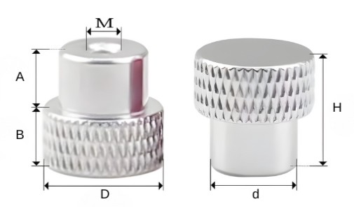 Thông số kỹ thuật đai ốc núm tay vặn ren inox 304