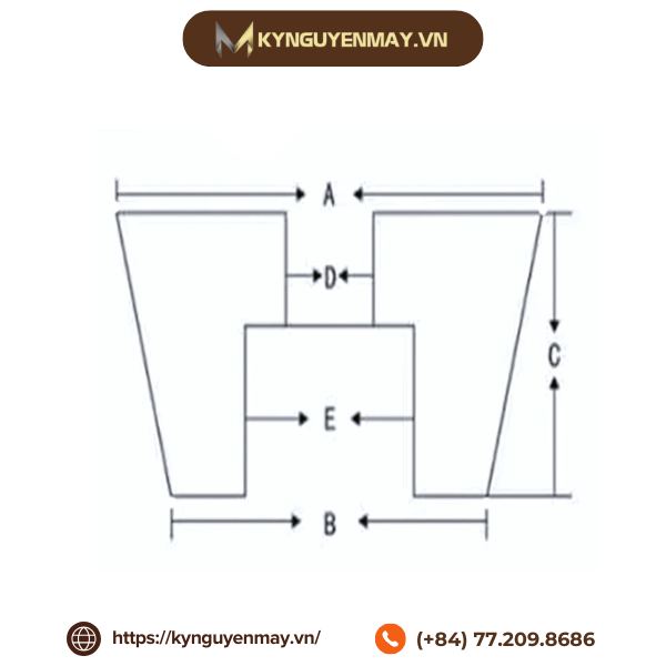 Thông số kỹ thuật đệm chân đế cao su bàn ghế nội thất
