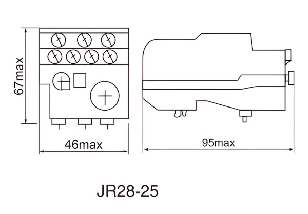 Thông số kỹ thuật rơle bán dẫn JR28-25