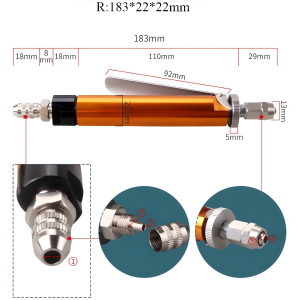 Thông số kỹ thuật súng chia keo silicone MY-330 bằng tay