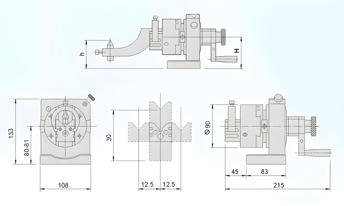 Thông số kỹ thuật đầu chia độ