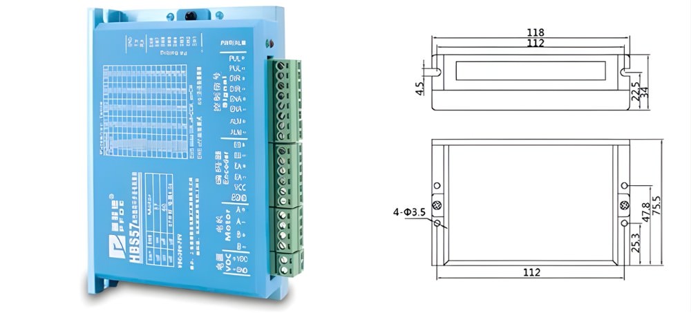 Ảnh thông số kỹ thuật driver HBS57