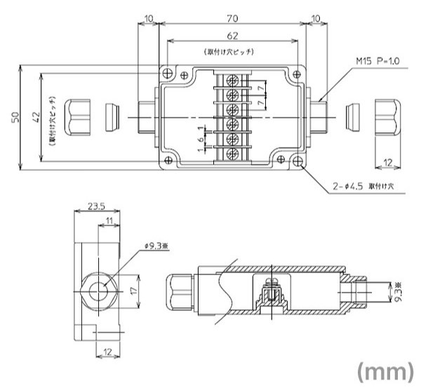 Thông số kỹ thuật hộp đầu nối BOXTC Series - BOXTC-6A