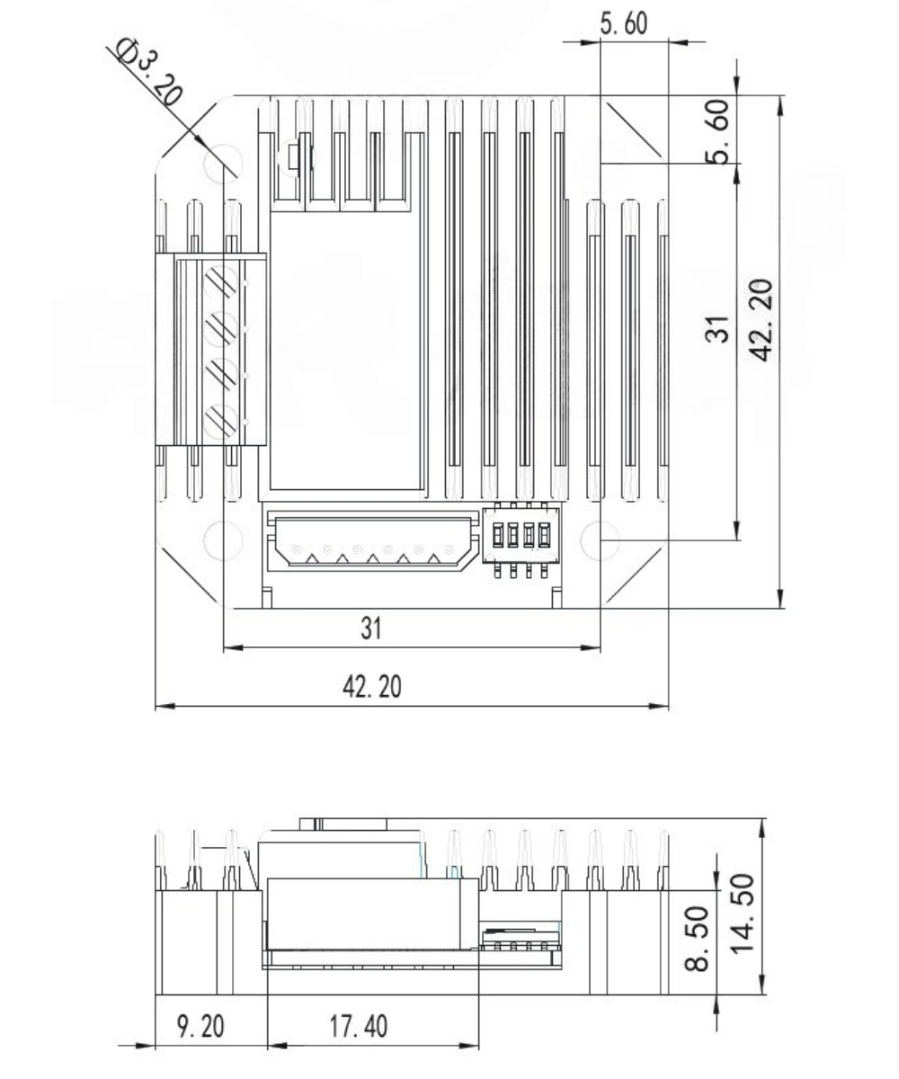 Thông số kỹ thuật điều khiển động cơ bước ZD-M42P