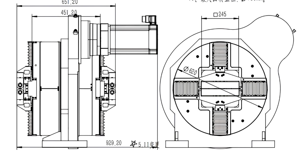 Thông số kỹ thuật mâm cặp khí nén F245DF-2TC