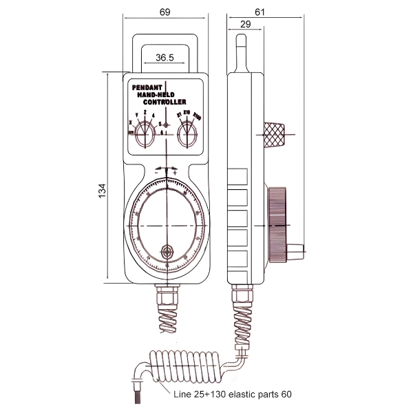 Thông số kỹ thuật tay quay máy tiện