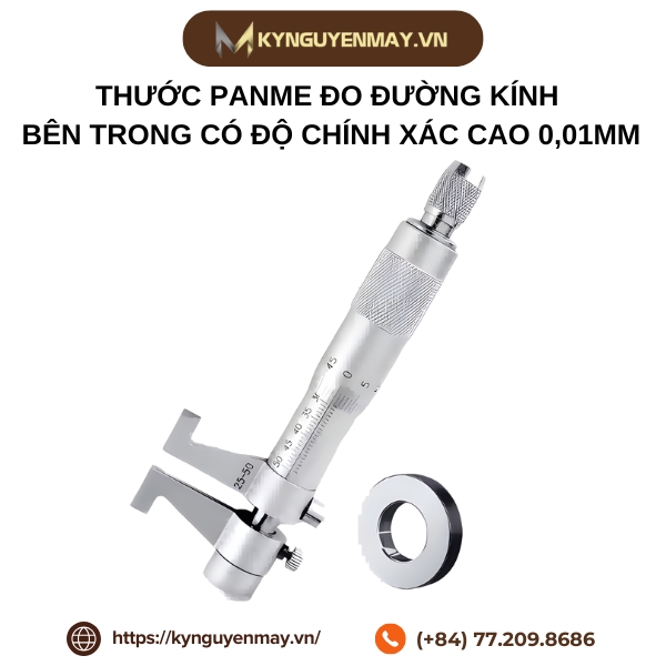 Thước panme đo đường kính bên trong có độ chính xác cao 0,01mm đo lường bên trong 2 điểm
