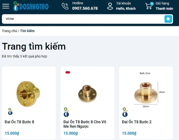 Đồ sáng tạo - Đại lý bán trục vít me TPHCM