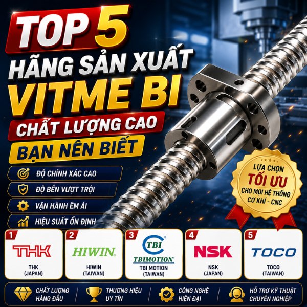 TOP 5 Hãng sản xuất Vitme bi chất lượng cao - Bạn nên biết