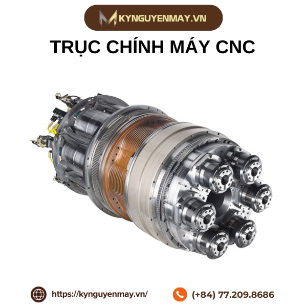 Trục chính máy CNC