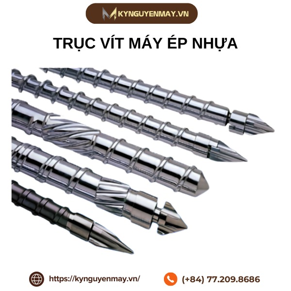 Ảnh trục vít máy ép nhựa
