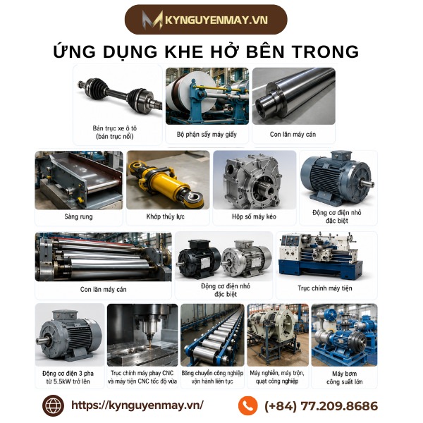 Ứng dụng khe hở bên trong
