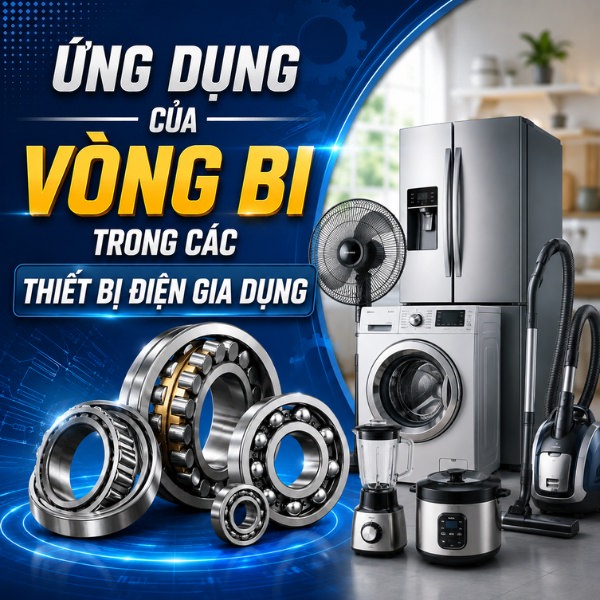 Ứng dụng của vòng bi trong các thiết bị điện gia dụng