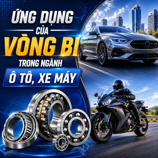 Ứng dụng của vòng bi trong ngành ô tô, xe máy