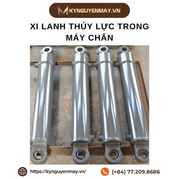 Ứng dụng xi lanh thủy lực trong máy chấn