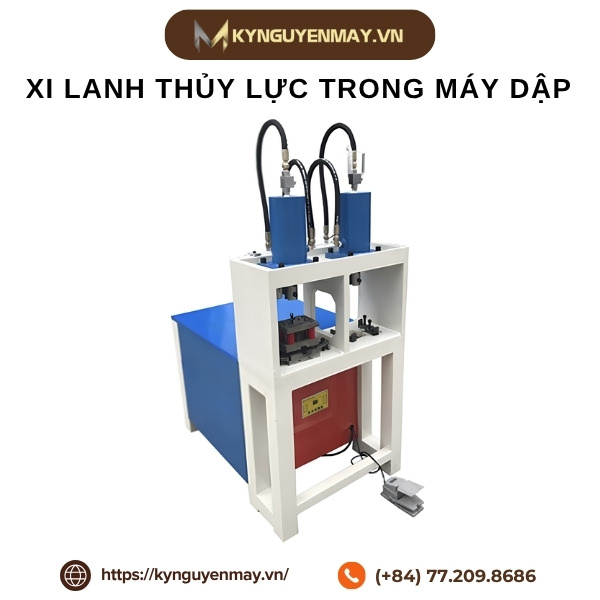 Ứng dụng xi lanh thủy lực trong máy dập