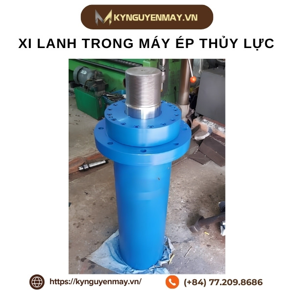 Ứng dụng xi lanh thủy lực trong máy ép