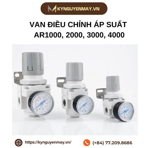Van điều chỉnh áp suất AR1000, 2000, 3000, 4000