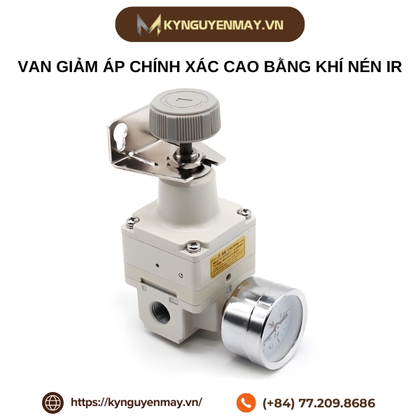 Van giảm áp chính xác cao bằng khí nén IR