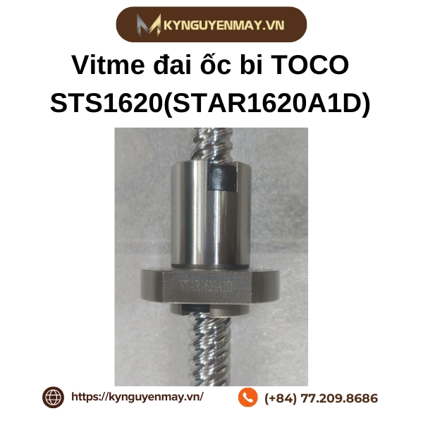 Đặc điểm vitme đai ốc bi STSR1620-DFC7-P0-0.05