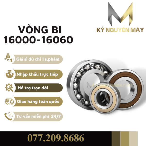 vòng bi 16000 - 16060 (bạc đạn 16000 - 16060)