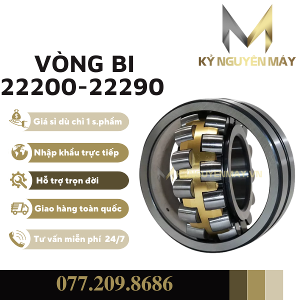 vòng bi 22200 - 22290 (bạc đạn 22200 - 22290)