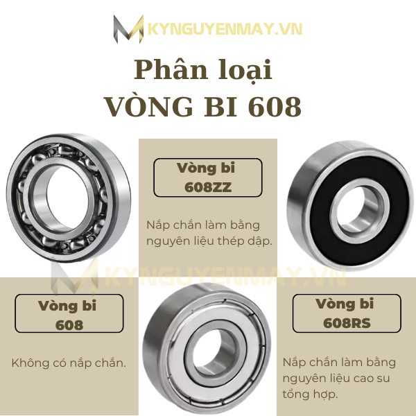 vòng bi 608 (bạc đạn 608)