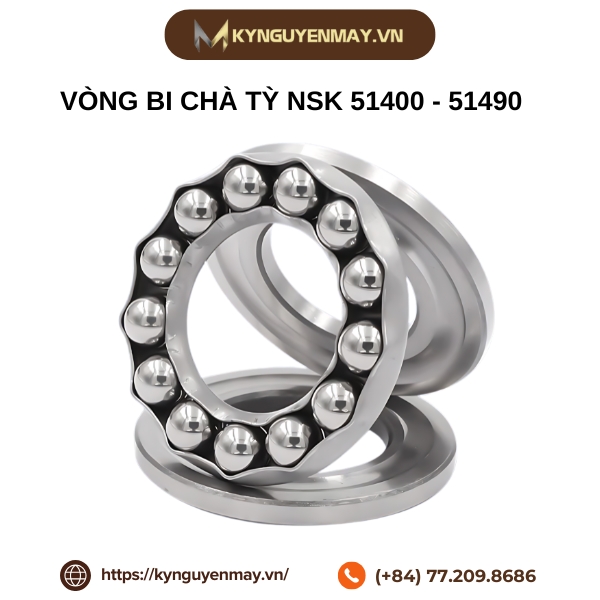 Vòng bi chà tỳ 51400 - 51490