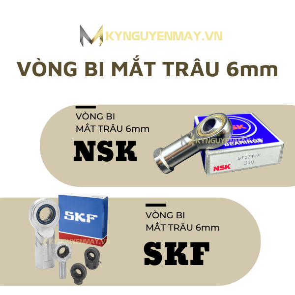 Vòng bi mắt trâu 6mm