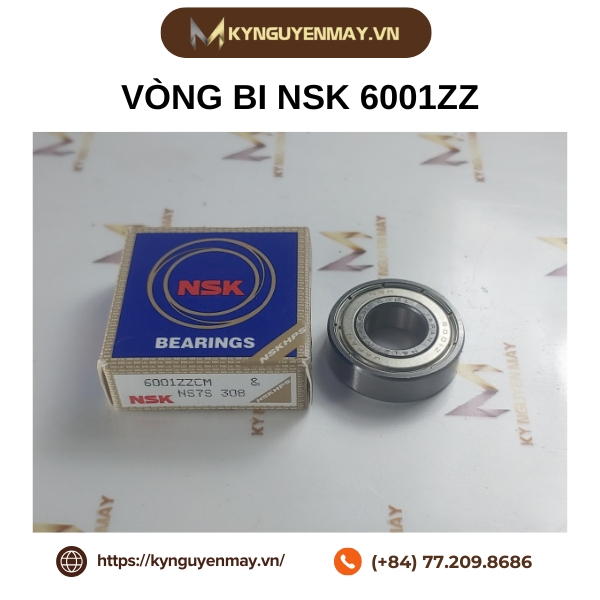 Thông số kỹ thuật Vòng bi NSK 6001