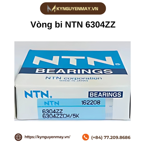 Giải thích các ký hiệu của sản phẩm 6304 ZZ NTN