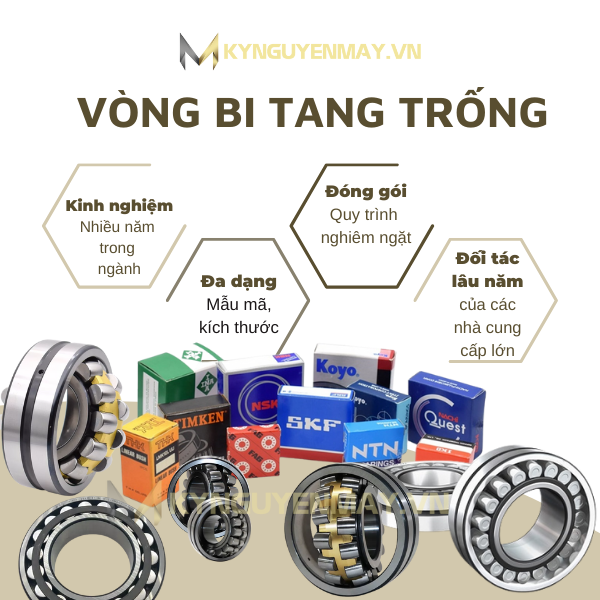 vòng bi tang trống (bạc đạn tang trống - vòng bi chao)