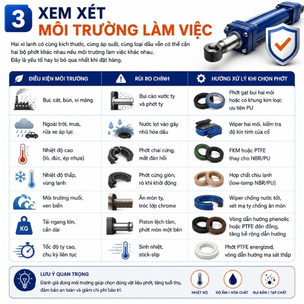 Xem xét môi trường làm việc