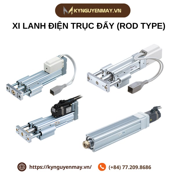 Xi lanh điện trục đẩy (Rod type)