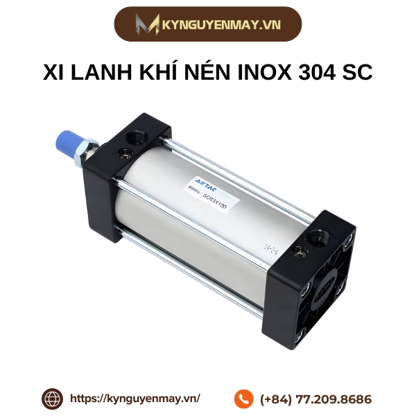 Xi lanh khí nén inox 304 SC