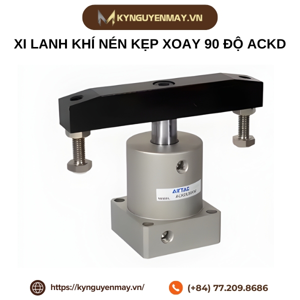 Xi lanh khí nén kẹp xoay 90 độ ACKD25, ACKD32, ACKD40, ACKD50, ACKD63