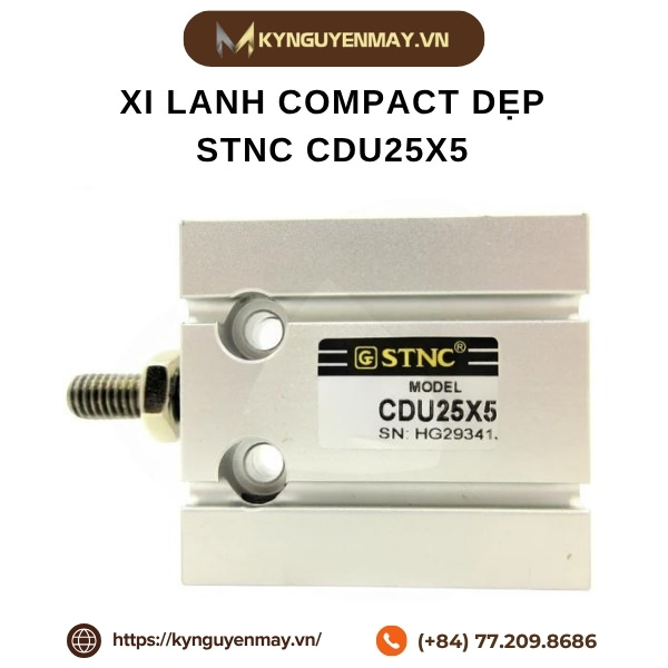 Xi lanh compact dẹp STNC CU/ CDU