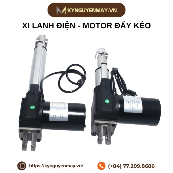 Xi lanh điện - Motor đẩy kéo