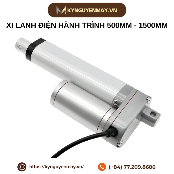 Xi lanh điện hành trình 500mm - 1500mm