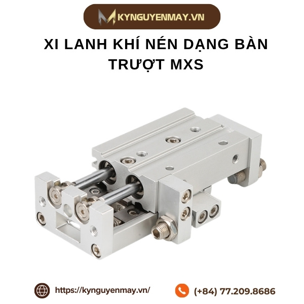 Xi lanh khí nén dạng bàn trượt MXS