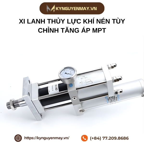 Xi lanh thủy lực khí nén tùy chỉnh tăng áp MPT