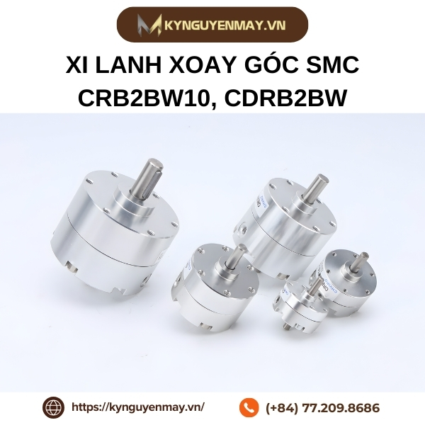 Xi lanh xoay góc SMC CRB2BW10, CDRB2BW